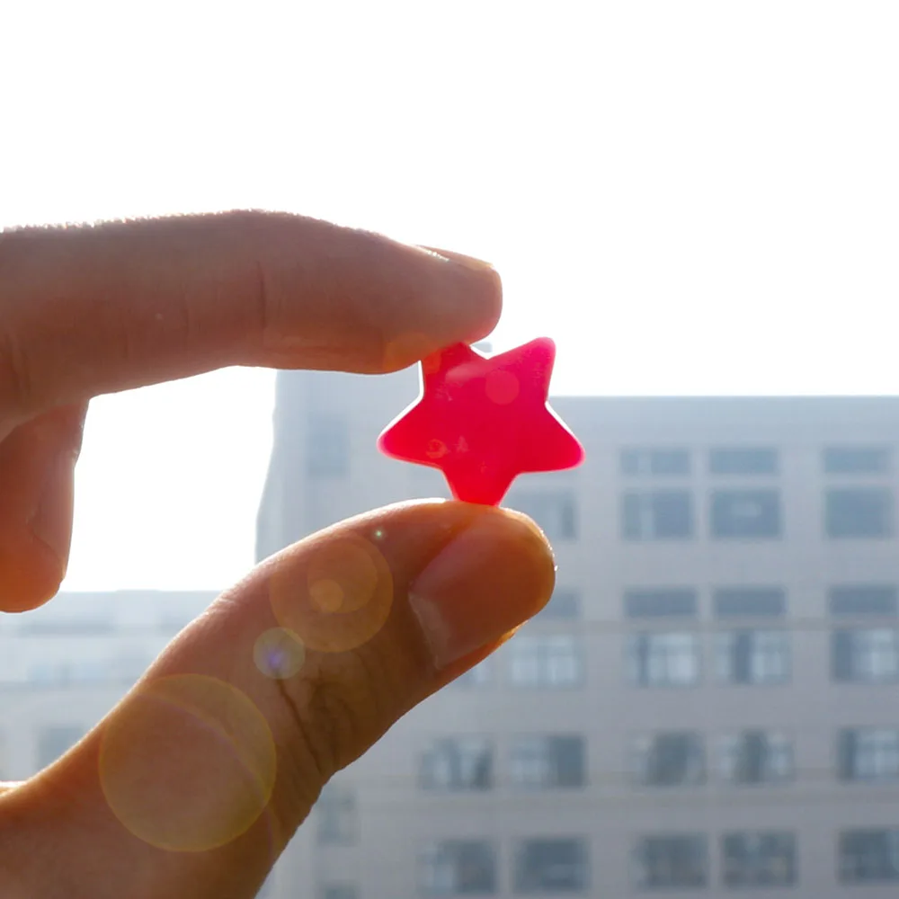 10 шт. 2 см Смешанные звезды полимерные бусины украшения ремесла плоская задняя