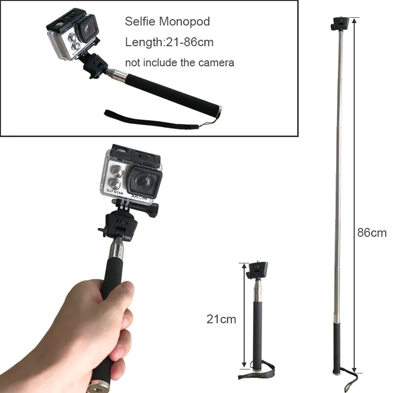 Набор аксессуаров для Gopro hero 9 8 7 6 5 4 Session штатив-монопод с креплением Go pro Xiaomi Yi 4K SJCAM
