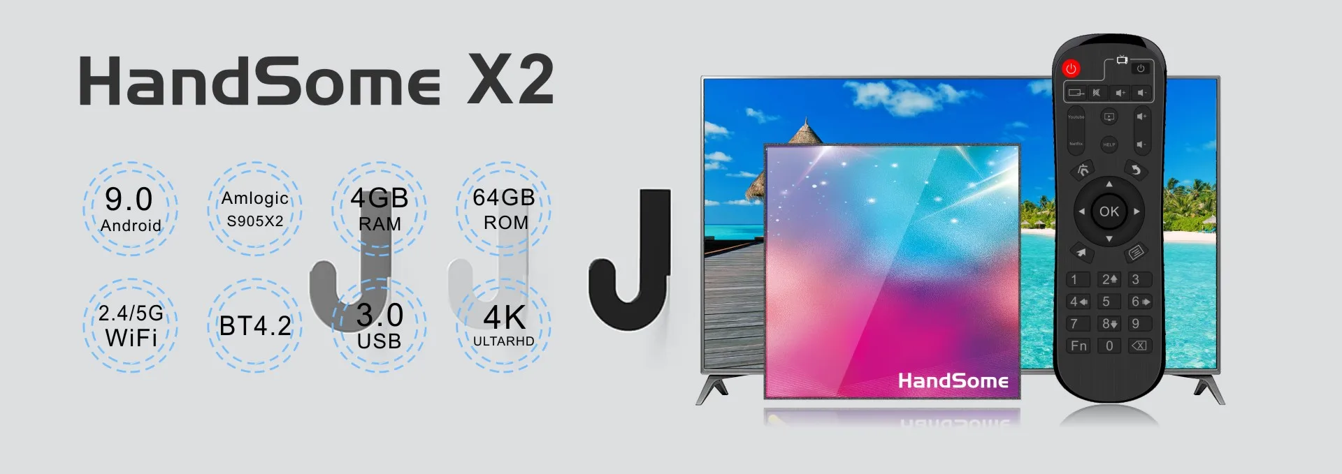 Amlogic S905X3 A95X F3 тонкий Android 9,0 4 Гб ОЗУ 64 Гб ROM2.4 и 5G двойной Wifi BT Поддержка 8K Медиаплеер smart tv приставка