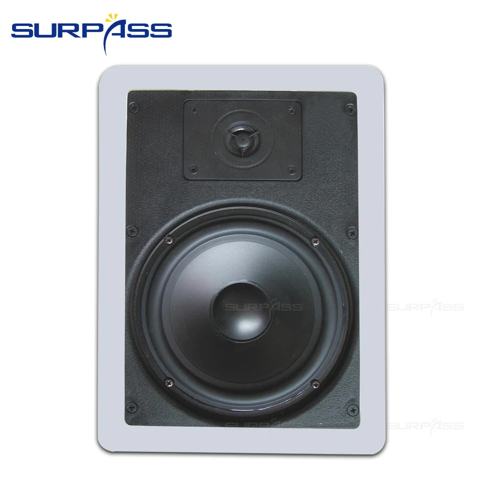 Fashion Home Theater Rectangle Enchased Mount Ceiling In-wall Speaker Background Music System 70V/110V High Quality Loudspeaker |