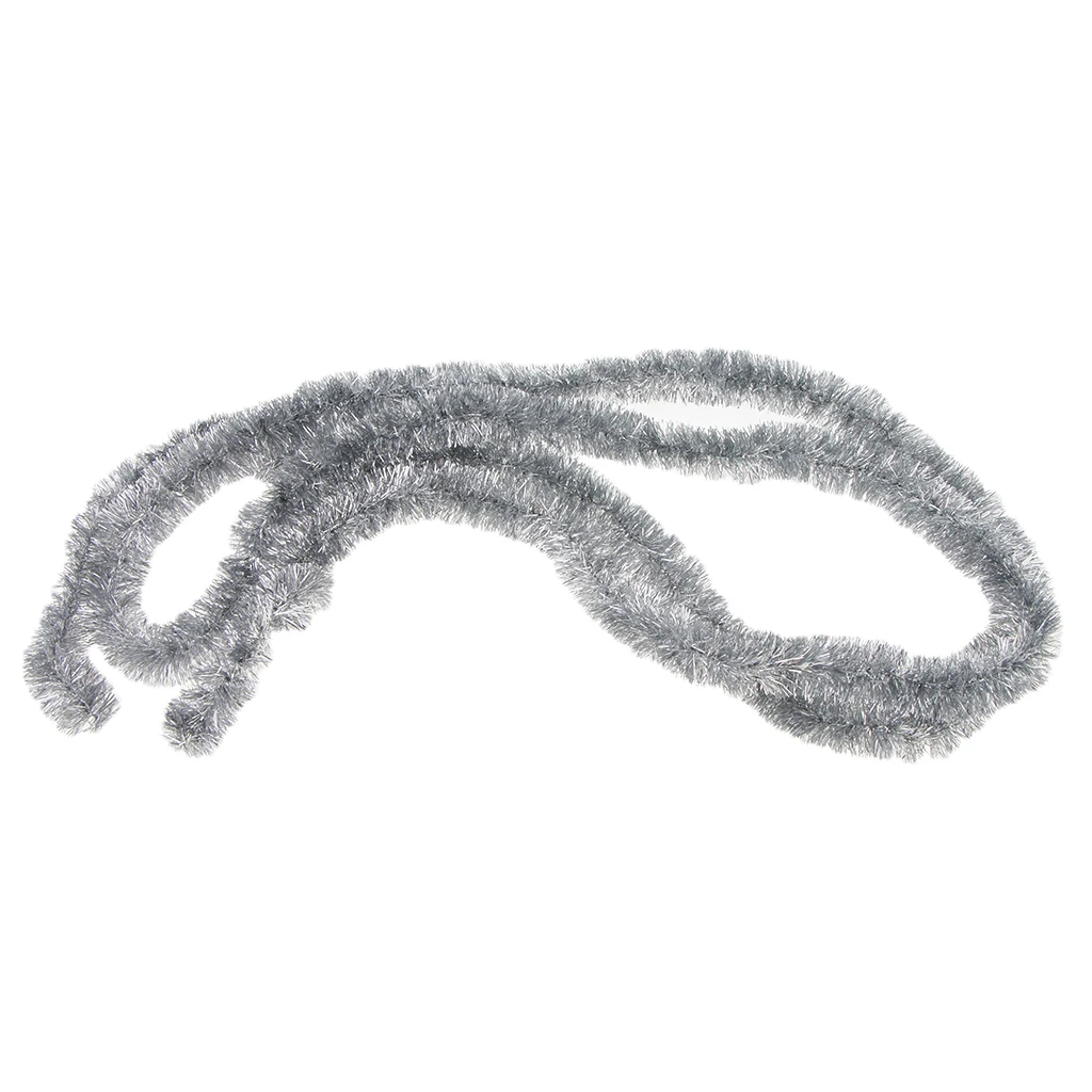 

Shiny Festive Christmas Foil Tinsel Garland Door Wall Hanging DIY Craft
