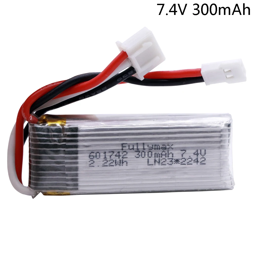 Литий ионный аккумулятор 7 4 В 300 мА/ч 2S для WLtoys F959 A600 A700 A800 A430 запчасти