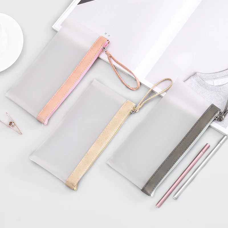 1 шт . лаконичный стиль скраб водонепроницаемый пенал сумка школьные офисные