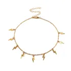 Модное ожерелье ювелирные изделия сплав молния форма кулон ожерелье женское короткое ожерелье готическое ожерелье женское эффектное ожерелье