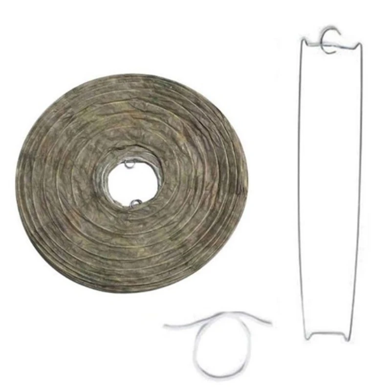 

4 Pack Wasp Nest Decoy Hanging Wasp Deterrent for Wasps Hornets Yellow Jackets D08D
