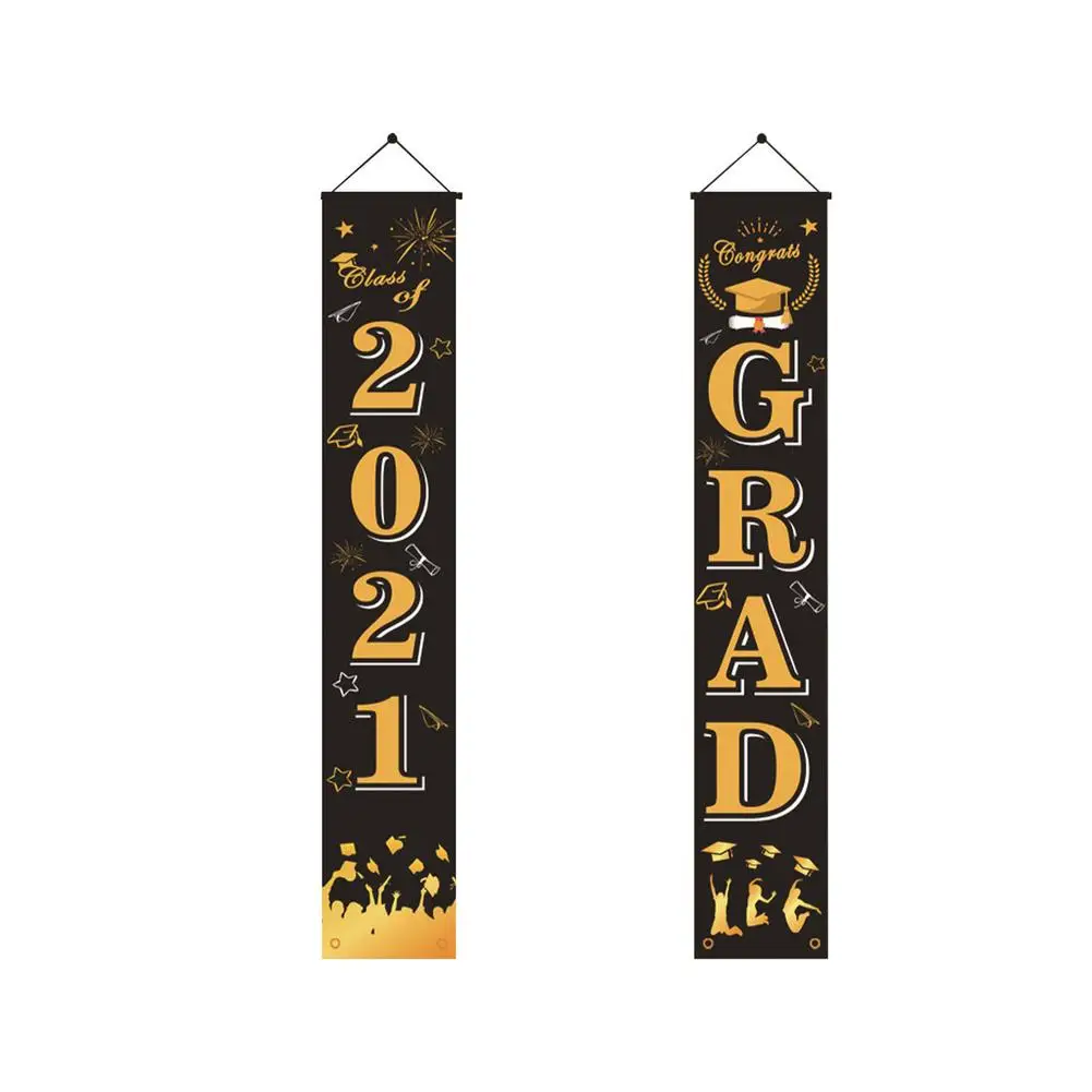 

Graduation Banner Congrats Grad streamer Grad Party Decor Supply