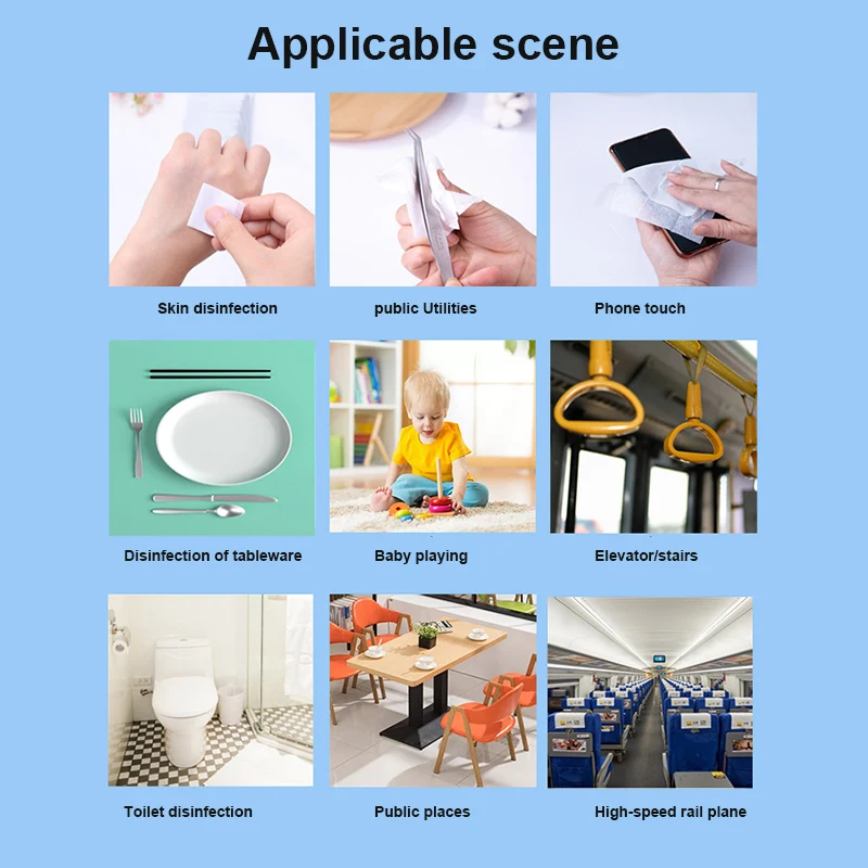 

Cleaning Wipes 80 Counts/Bucket Disposable Portable for Daily Use Family Kitchen Outdoor @LS