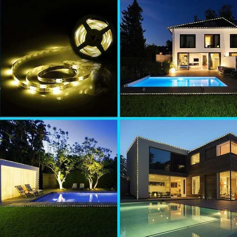 

Solar Powered 2m 3m 5m Strip Light Outdoor RGB 2835 Waterproof LED Strip Backlight Garden Decor Street Garland LED Light