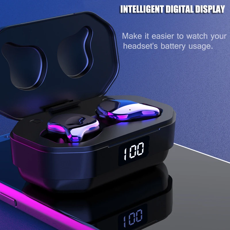 G01 TWS Bluetooth наушники стерео бас шумоподавление Гарнитура IPX7 водонепроницаемый 2000 мАч зарядная коробка Спортивные Беспроводные наушники