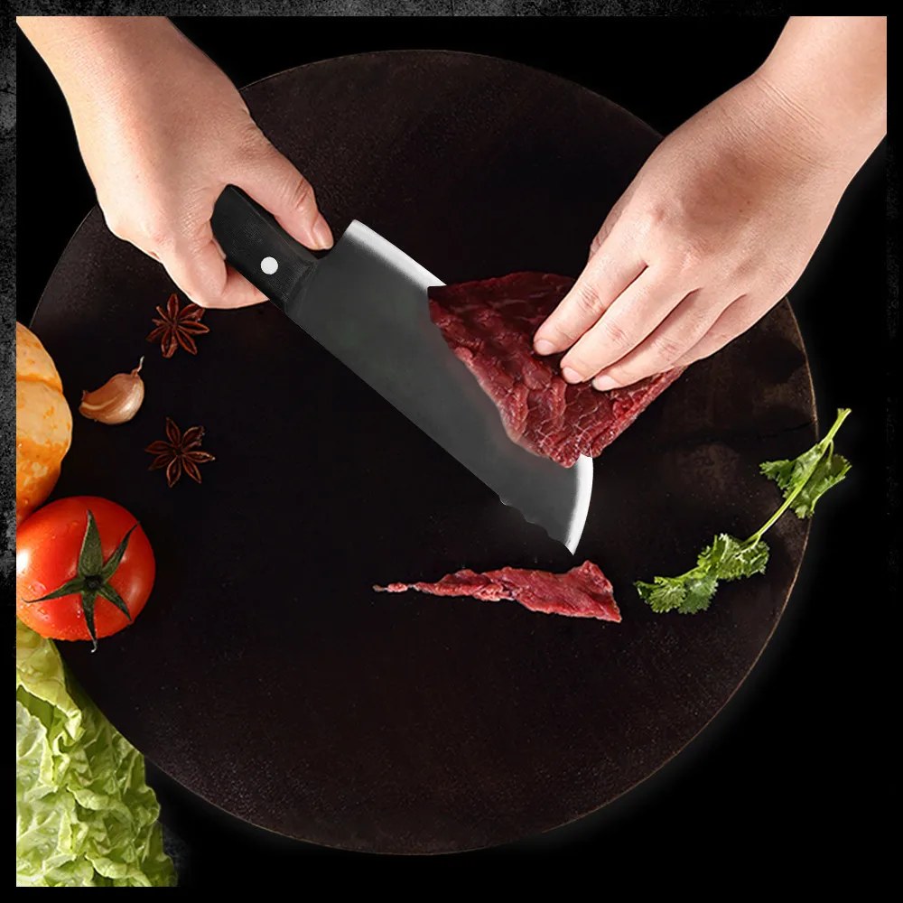 Кованый нож для мяса 7 5 дюйма кухонный мясника из нержавеющей стали нарезки