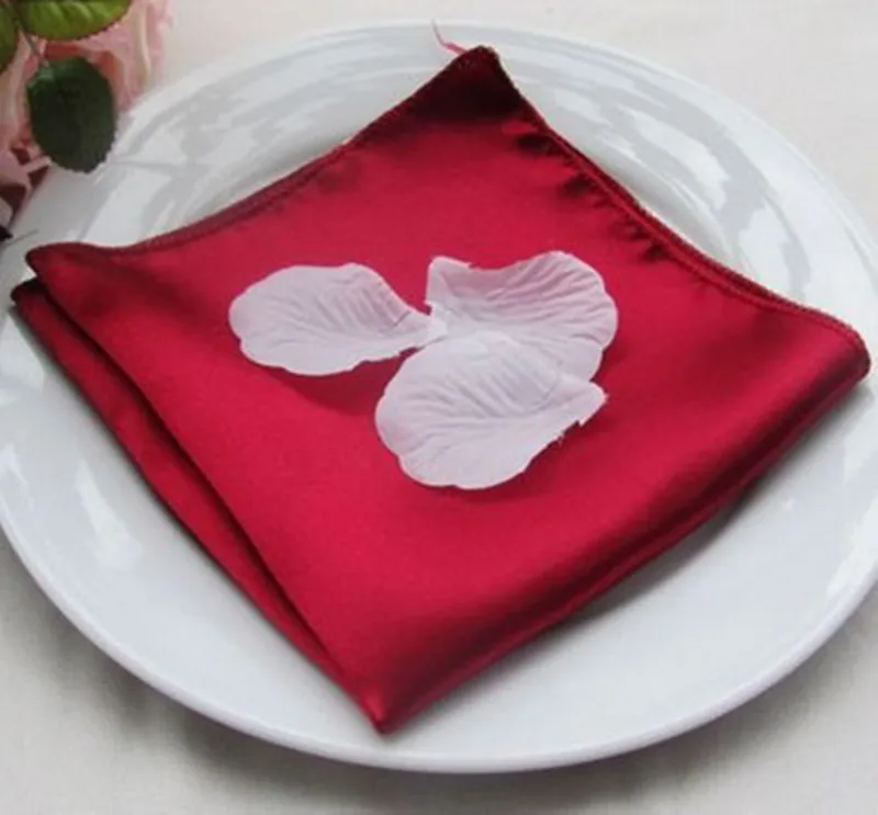 100 шт. атласные столовые салфетки 30 х30 см|napkin cloth|satin table napkinstable napkin |