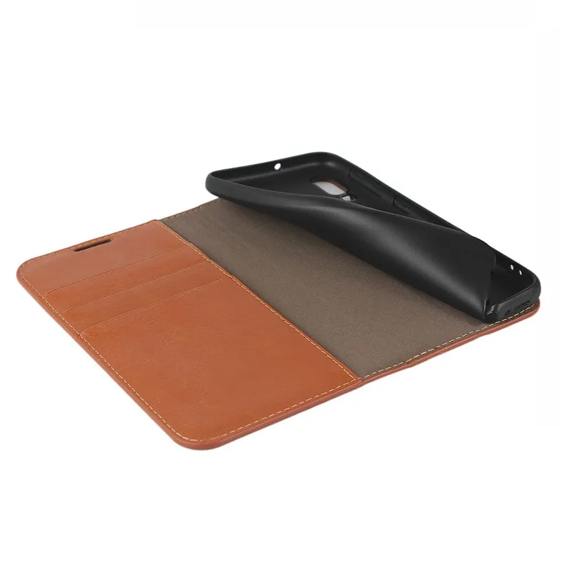 Luxury Real Genuine Leather Wallet Case For Samsung Galaxy A20e A10 A20 A30 A40 A50 A60 Flip Cover Card Slot Stand Case