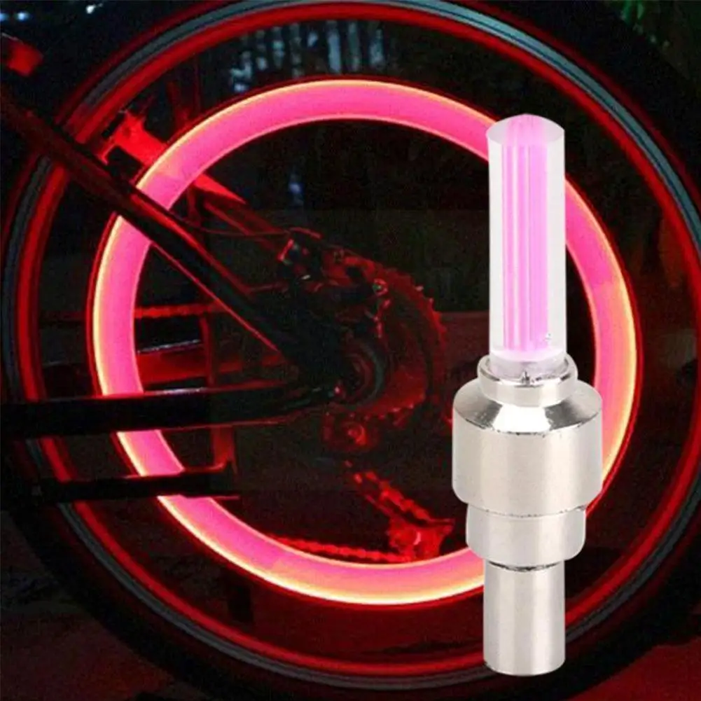 

Bike Spoke Light Road Bicycle Mtb Motorcycle Car Tire Lamp Nozzle Bike Cycling Led Waterproof Accessories Lights Caps M0c4