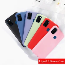 For Samsung Galaxy M21 M32 Case Cover for Samsung Galaxy M32 M12 M21 M31s M51 A12 A22 A32 A42 A52 A72 Shell Liquid Silicone Case