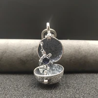 new style sterling silver japanese and korean astronaut men and women simple astronaut pendant