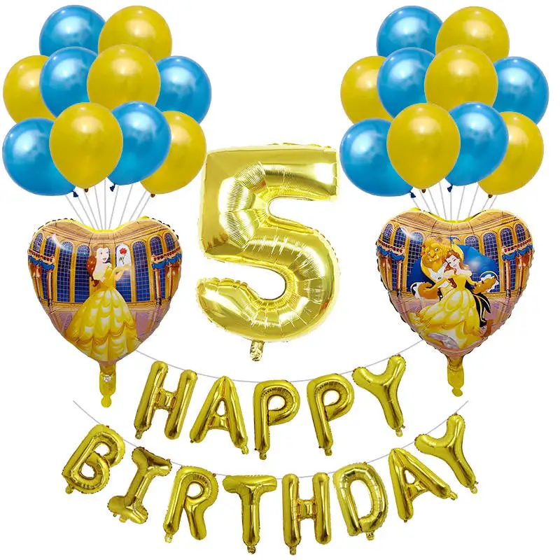 Набор воздушных шаров Красавица и Чудовище 24 шт./компл.|Воздушные шары