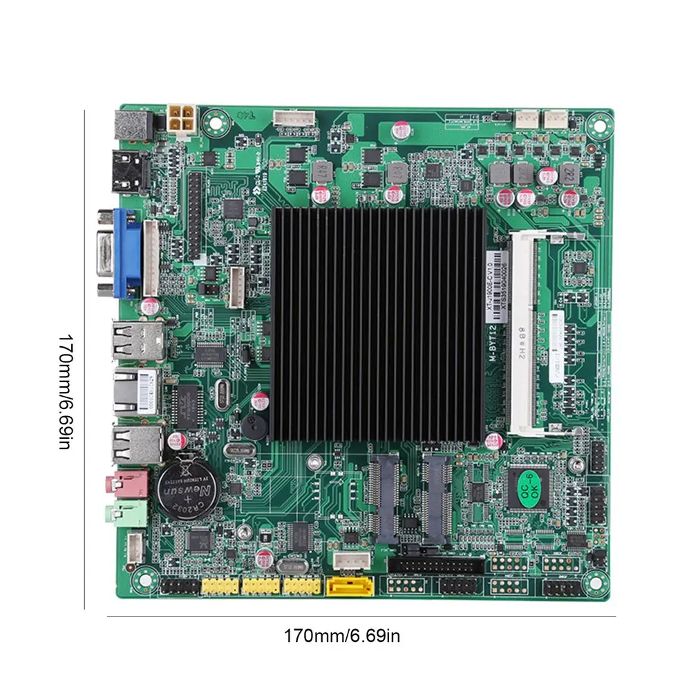 J1900 четырехъядерный промышленный компьютер материнская плата с HDMI-совместимым