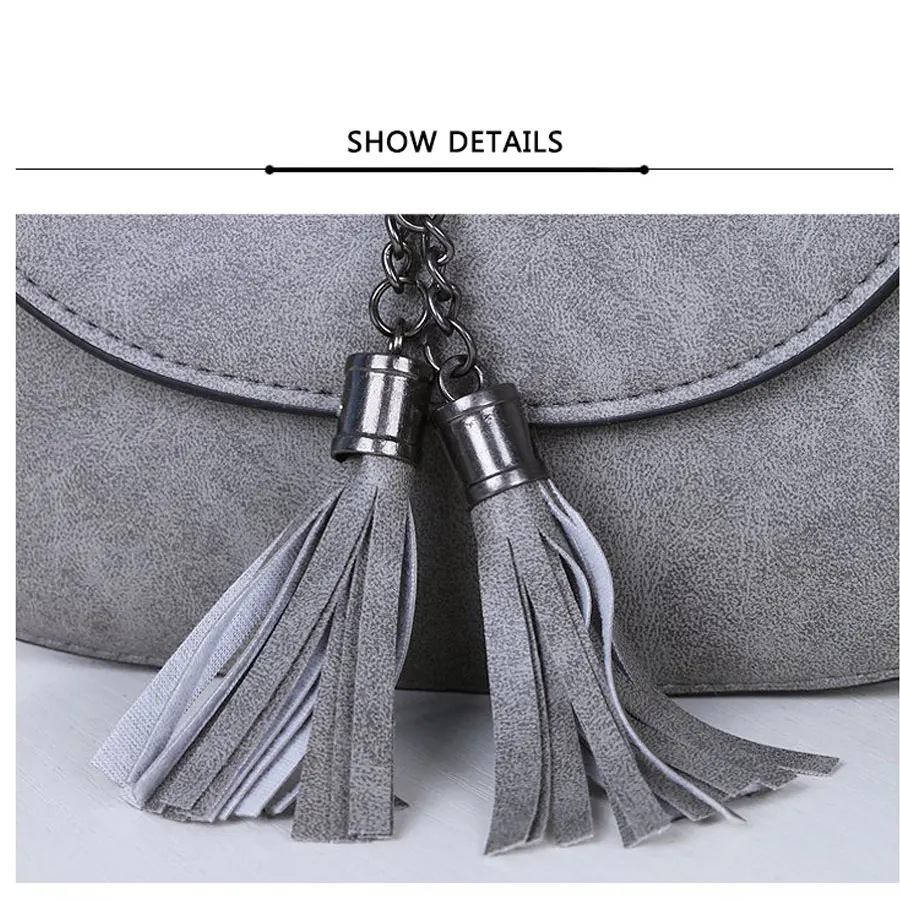 

New Fashion Small Cross Body Bag Ladies Shoulder Tassel Handbag Purse Women Messenger Gift