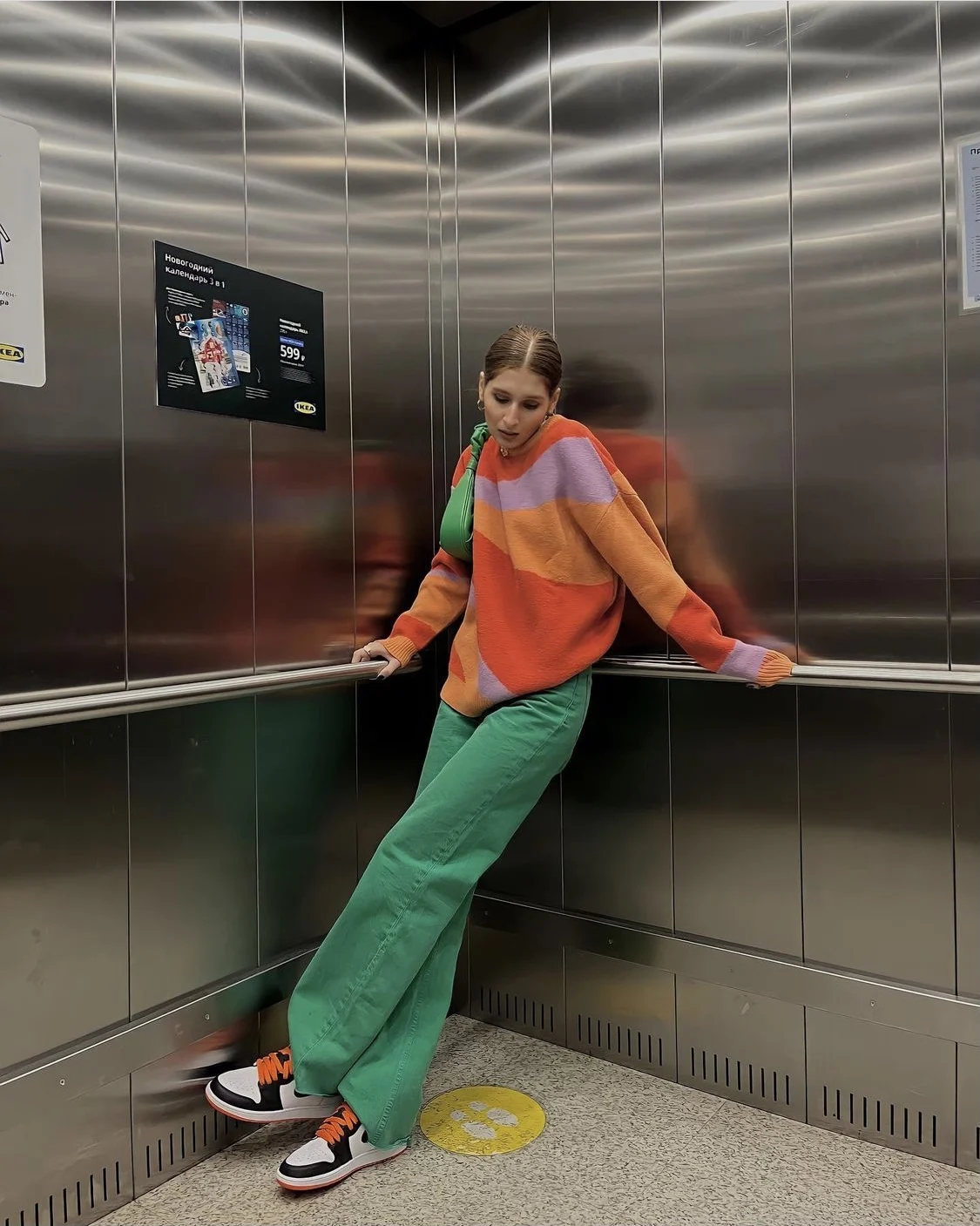 Новинка 2022 Женские винтажные синие и розовые джинсовые брюки повседневные