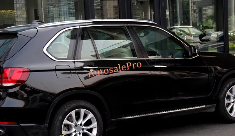 Для BMW X5 F15 2014 2015 нержавеющая хромированная оконная декоративная планка 12 шт.