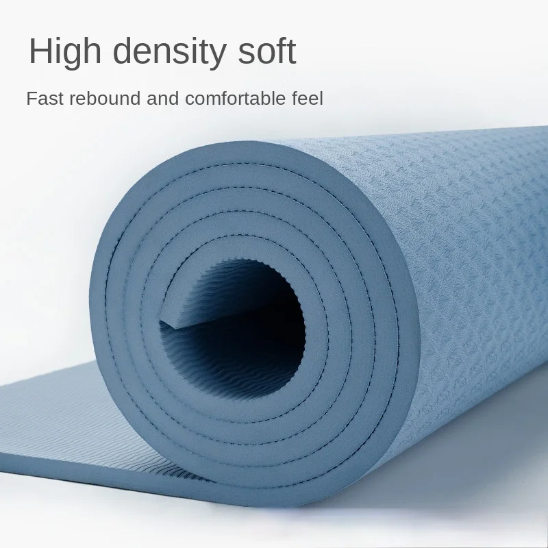 Free Shipping TPE Yoga Mat for Beginners Home Gym Commercial Thickening Widening Non-slip Mat Gymnastic Mat