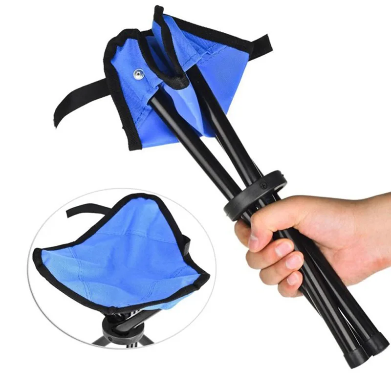 

2020 Outdoor Portable Fishing Chairs Casting Folding Stool Triangle Fishing Foldable Chairs Convenient Fishing Accessories