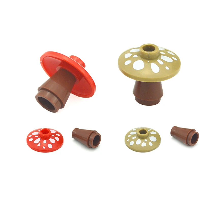 

MOC Plants Mushroom Tree Building Blocks Grass Flower City Parts Friends Food Jungle Set Accessories Bricks DIY Gift Kids Toys
