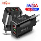 Быстрое зарядное устройство со светодиодным дисплеем, USB-адаптер для iphone x xiaomi mi 11 poco x3, аксессуары для планшетов и смартфонов