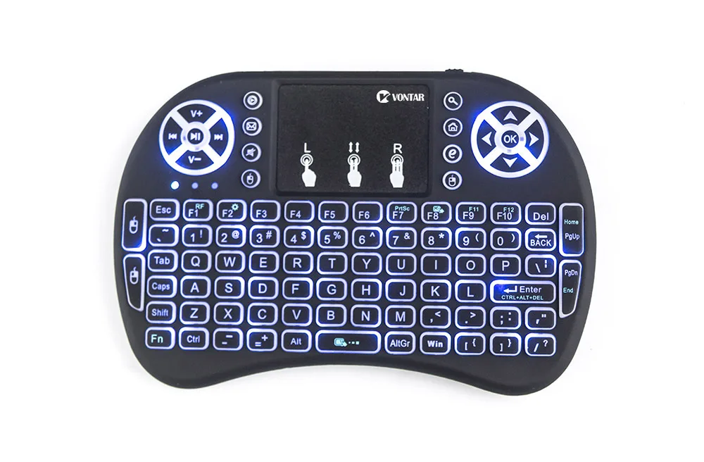 I8 с подсветкой/Обычный i8 Air mouse Английский Русский Испанский Иврит пульт дистанционного управления тачпад ручной для Android tv BOX X96mini TX6