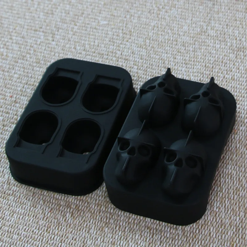

3D Ice Cube Maker Silicone Mold Skull Diamond Mould Tray Whiskey Wine Cocktail Ice Cube Chocolate Molds DIY Ice Cream
