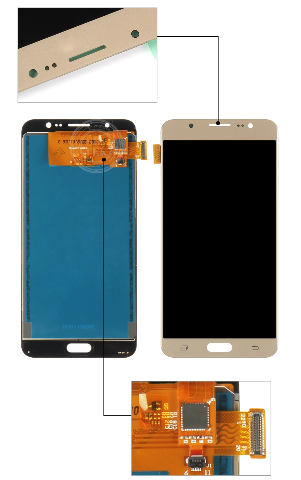 5," для samsung Galaxy J7 дисплей J710 J710F J710M J710H J710FN ЖК-дисплей дигитайзер сенсорный экран для samsung j7 lcd