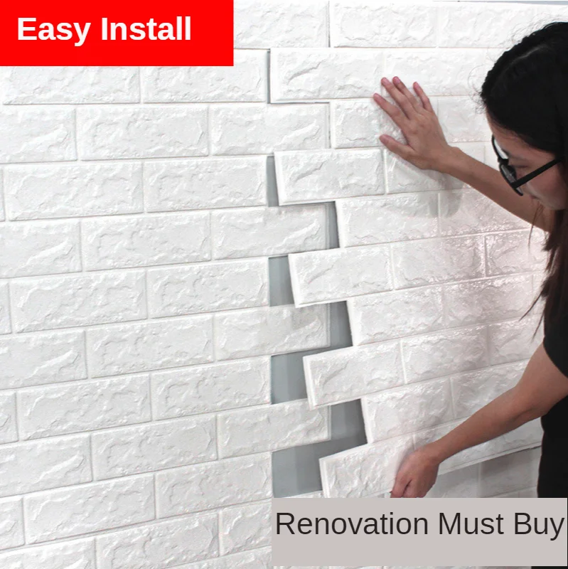 3D обои из пеноматериала и кирпича самоклеящиеся наклейки на стену фоновое