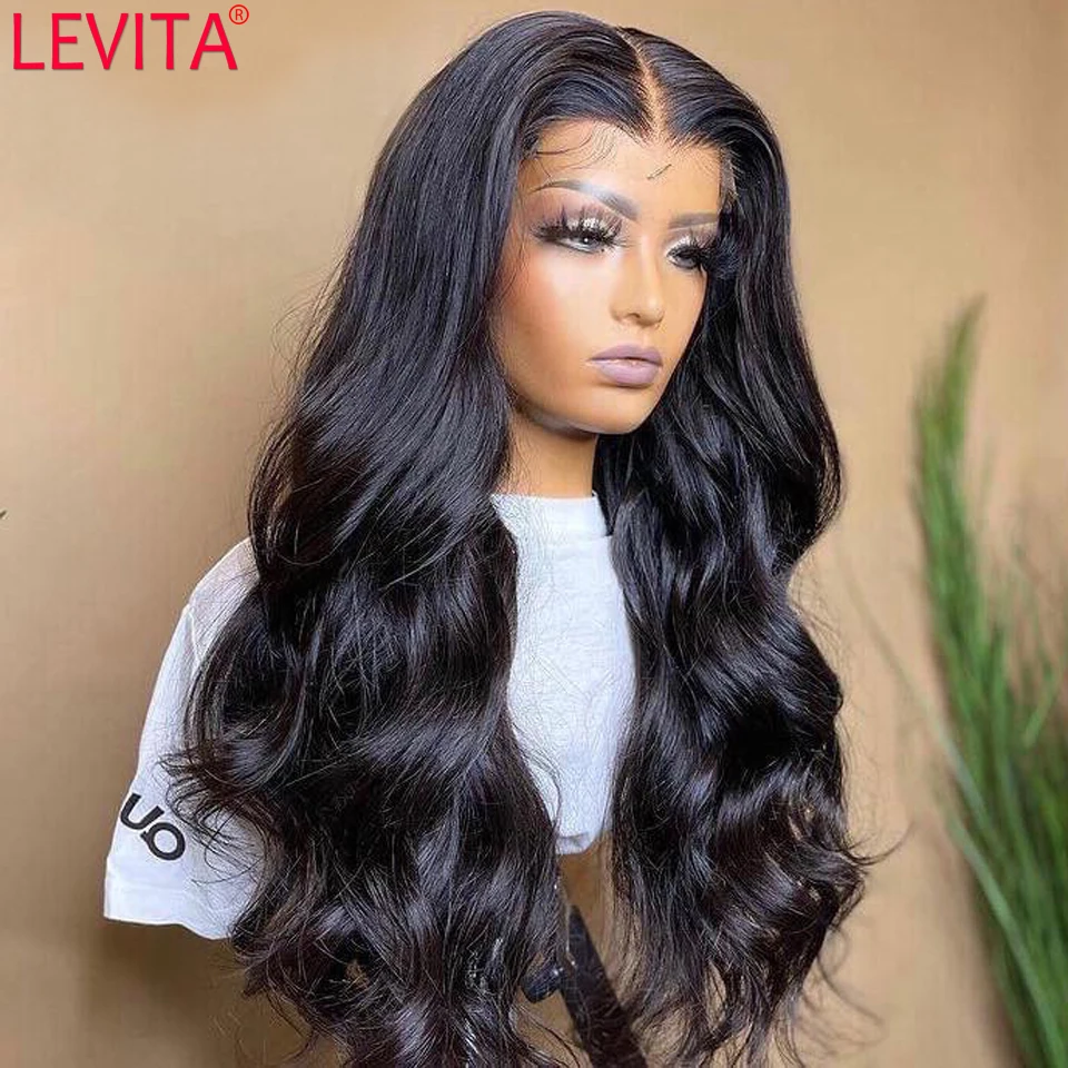 

13x4x1 Body Wave Lace Front Wig Bodywave T Part Lace Frontal Clousre Wig 30 Inch Pre Plucked Brazilian Human Hair Wigs For Women