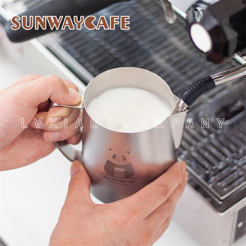 700 мл молочник для кофе панда узор из нержавеющей стали молочный кувшин крема