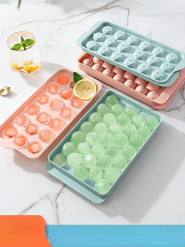 

Yousiju Frozen Ice Cube Mold Creative Homemade Ice Box Home Made Ice Tray Ice Box Refrigerator Ice Hockey Ice Tray Silicone Mold