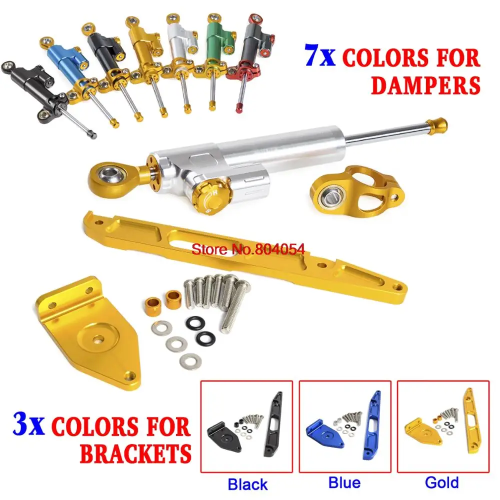 Мотоцикл CNC рулевой демпфер стабилизатор с кронштейном крепления для Yamaha XJR1300 XJR
