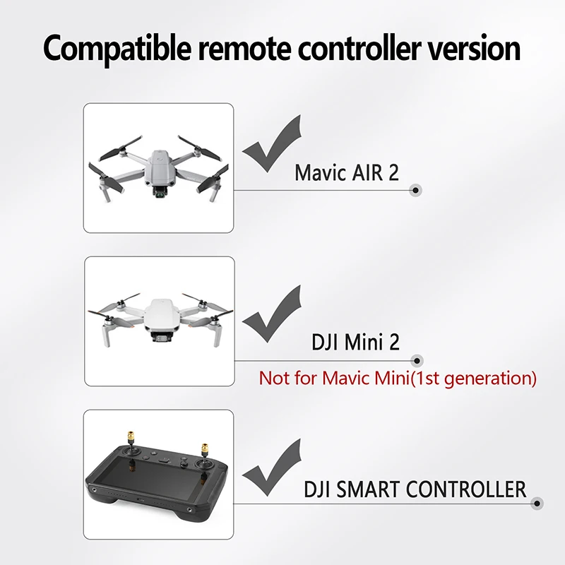 Телескопическая штанга удлинитель для Mavic Mini 2/Air 2 Джойстик передатчик мм|Пульты