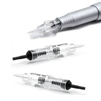 50pcs permanent makeup needles cartridges 3579rs rl sf mg tattoo needles eyebrow lip needle for permanent rotary machine pen