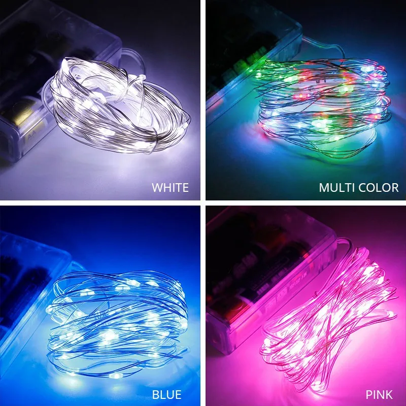 Украшения для рождественской елки 5 м Светодиодная лента украшения сказочных