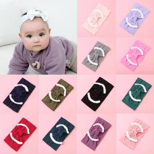 

Красоты для маленьких девочек, для детей ясельного возраста с бантом и цветочным рисунком для девочек; Повязка для волос; Аксессуары