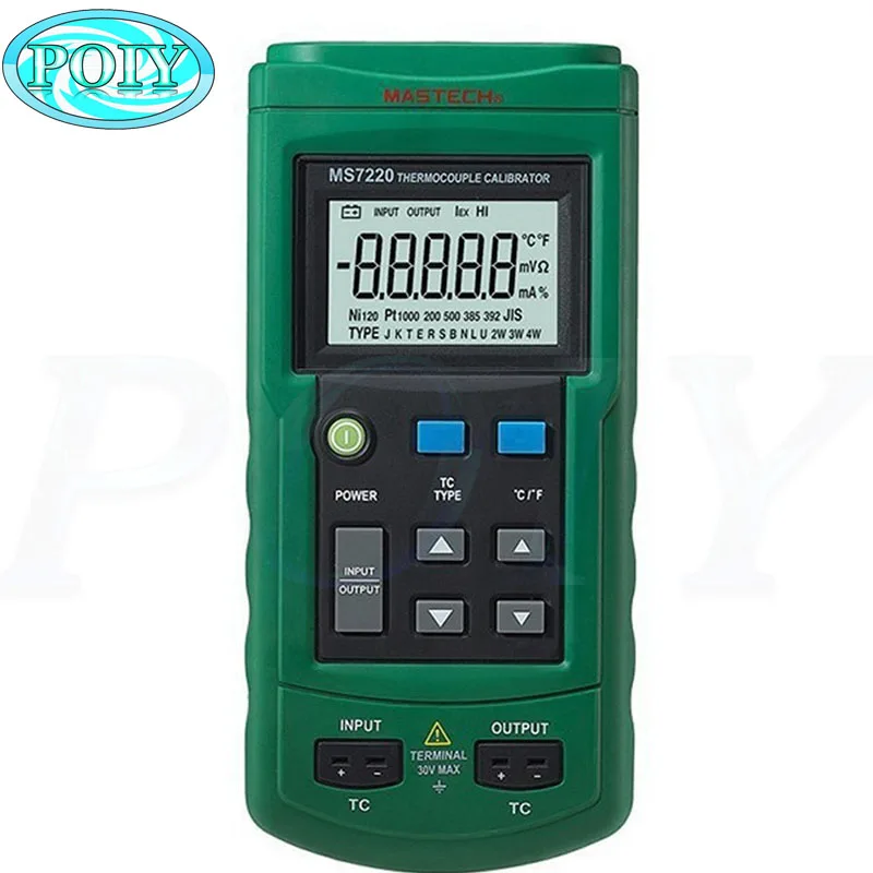 Высокоточный калибровщик термопары MASTECH MS7220 тестер восемь типов