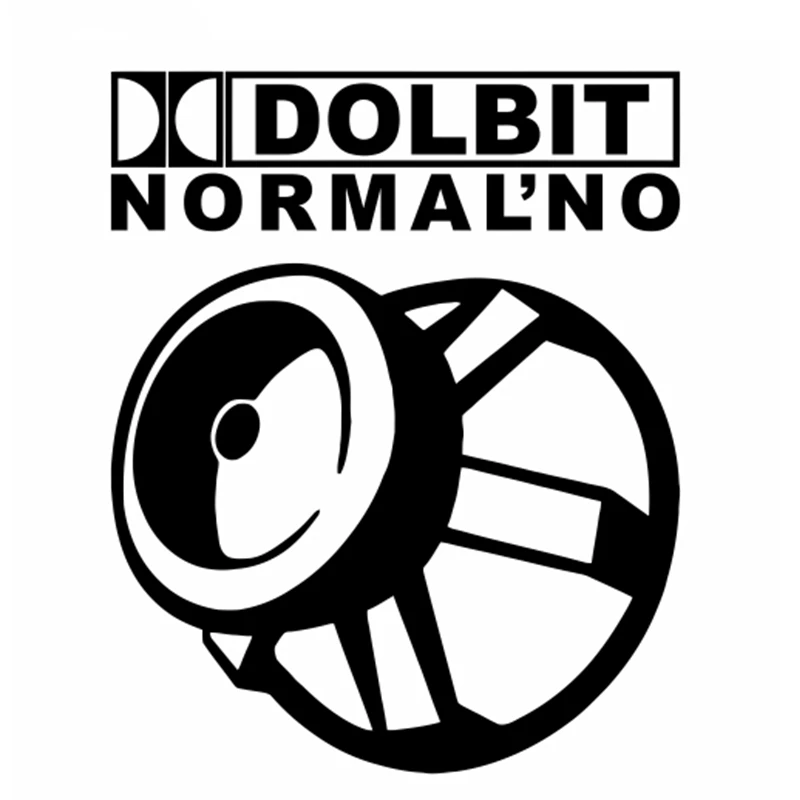 Автомобильная наклейка Dolbit Normal'no Funny Speaker автомобильные мотоциклы внешние