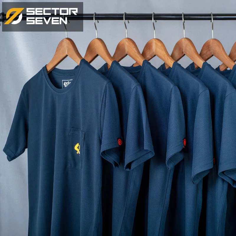 Однотонные футболки с круглым вырезом Мужская футболка Антистатическая