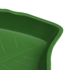 Новая миска для рептилий, пластиковая миска для еды, в форме листа, 2 размера F19B