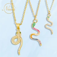 2021 trendy goth pendant choker necklace for women fine cute snake pendants teen girls necklaces unusual creative female jewelry