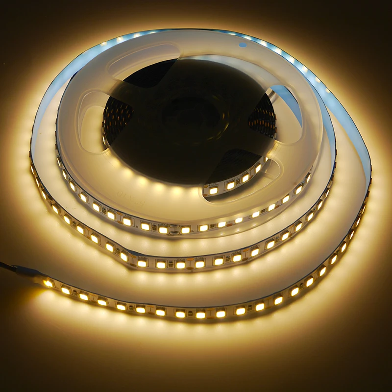 Бесплатная доставка 5 м/лот 120 светодиодов/м белый/теплый