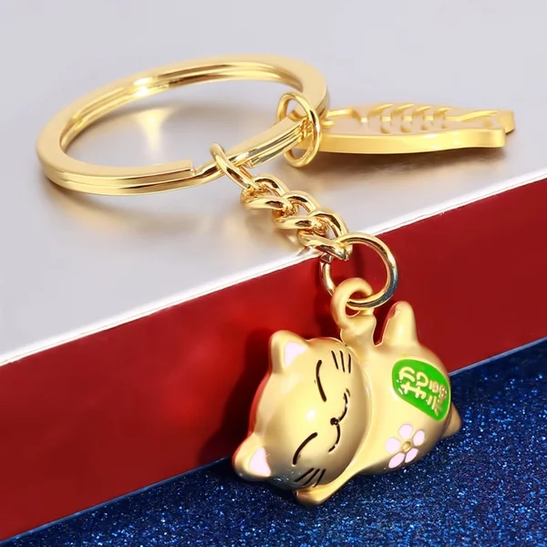 

Delysia King Lucky cat keychain