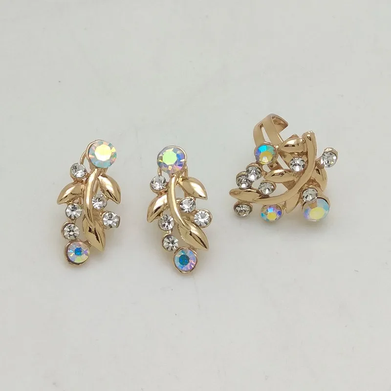 Модные высококачественные ювелирные наборы из Дубая золотого цвета нигерийские