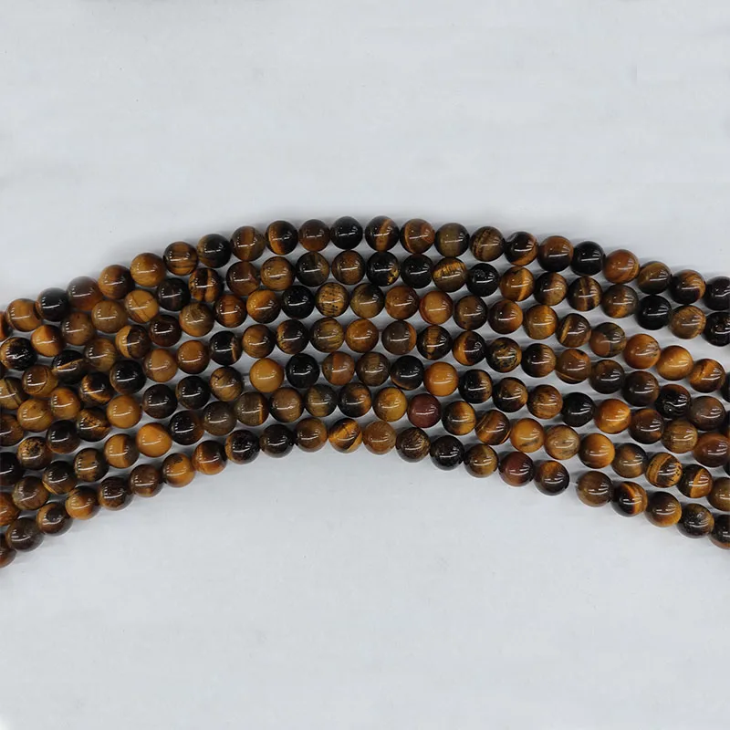 Бусины Из Натурального тигрового глаза 4/6/8/10 мм | Украшения и аксессуары