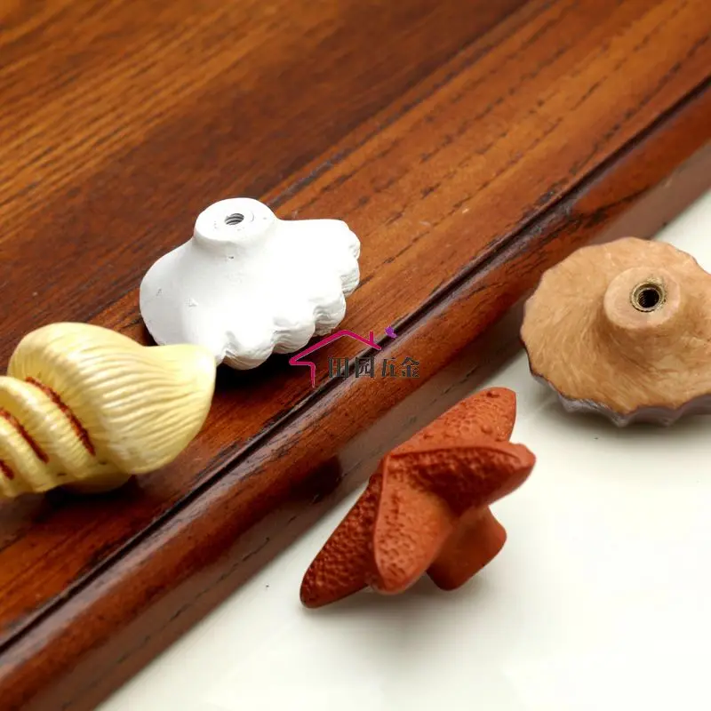 Ручки полимерные для ящиков и шкафов ручка мебели морская звезда 1 шт.|cabinet handle and